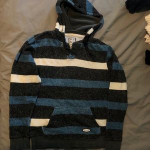 billabong men's striped hoodie